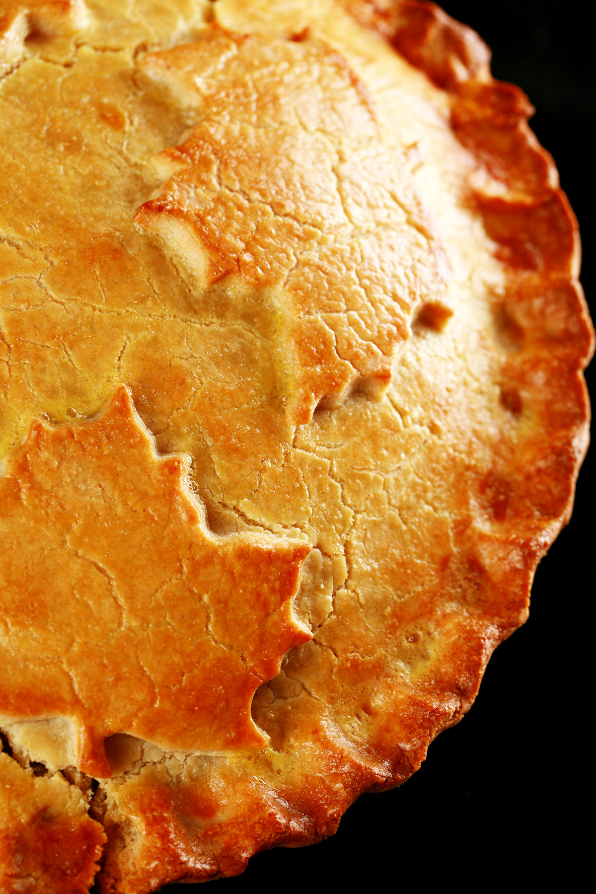 A gluten free tourtiere.