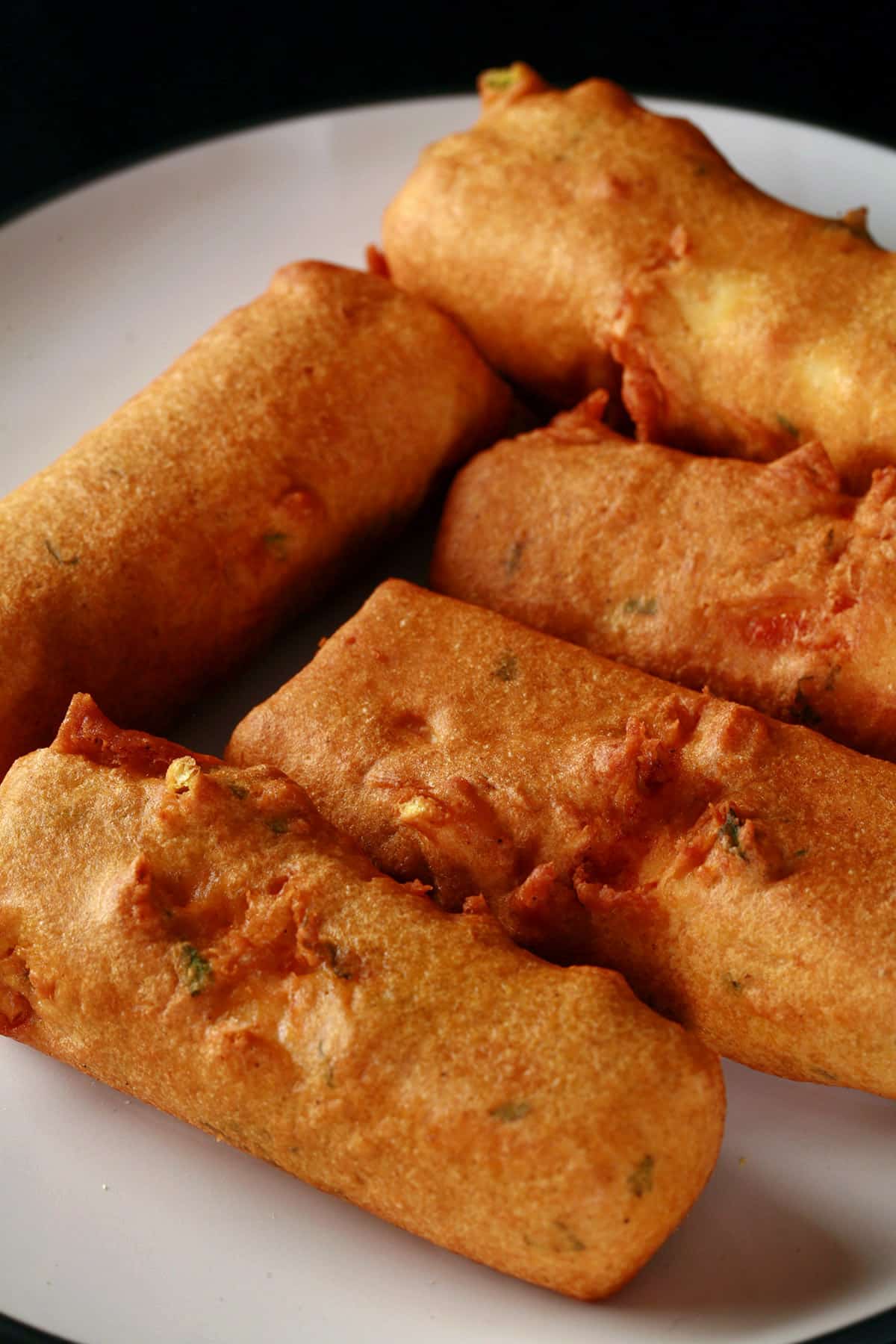 A plate of paneer pakora.